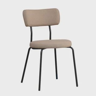 Bronx71 Scandinavische eetkamerstoel Lyon taupe gerecyclede stof
