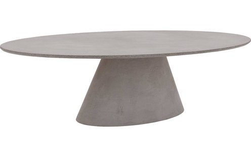 Goossens Eettafel Stone, Ovaal 270 x 120 cm
