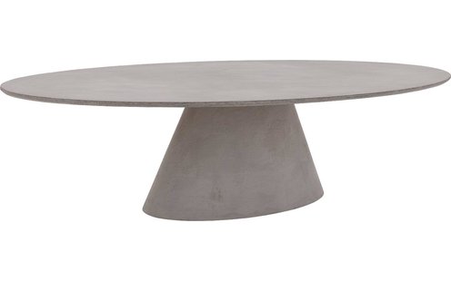 Goossens Eettafel Stone, Ovaal 290 x 120 cm
