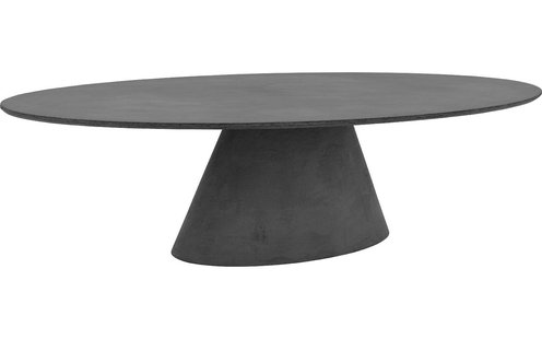 Goossens Eettafel Stone, Ovaal 300 x 120 cm