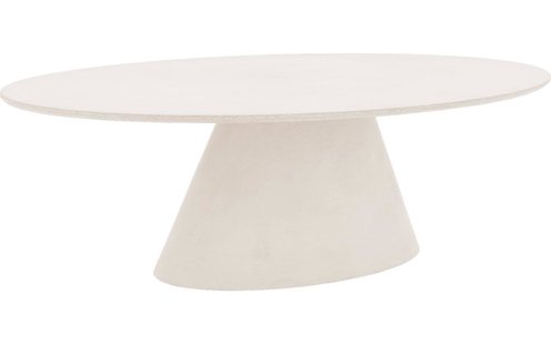 Goossens Eettafel Stone, Ovaal 240 x 120 cm