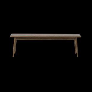 Boas houten eetkamerbank gerookt eiken - 150 cm