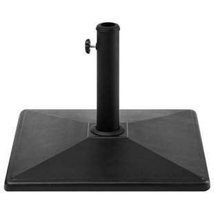 Beliani - CERVO - Parasolvoet - Zwart - Beton