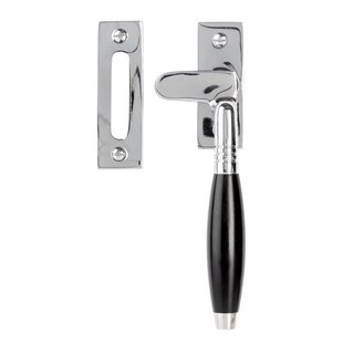 De Oude Deurklink Raamsluiting Klassiek glanzend nikkel rechts