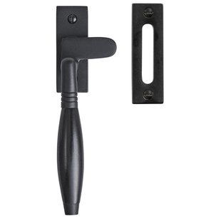 De Oude Deurklink Raamsluiting Klassiek mat zwart links