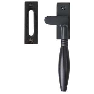 De Oude Deurklink Raamsluiting Klassiek mat zwart rechts
