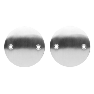 De Oude Deurklink Blindrozet rond - mat geborsteld nikkel