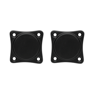 De Oude Deurklink Blindrozet vierkant - mat zwart