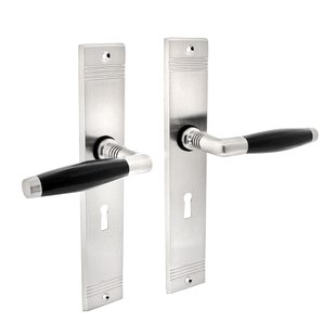 Intersteel Deurklink Ton basic schild mat nikkel sleutelgat 56mm