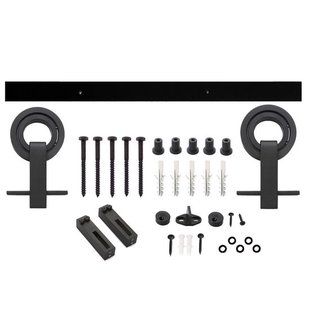 Intersteel Schuifdeursysteem modern top mat zwart