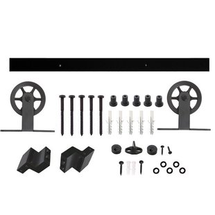 Intersteel Schuifdeursysteem wheel top mat zwart