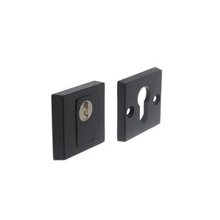 Intersteel Veiligheidsrozet SKG3 vierkant met kerntrekbeveiliging zwart RVS