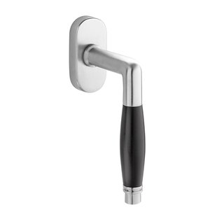 De Oude Deurklink Raamsluiting Deco Draai-kiep in mat geborsteld nikkel