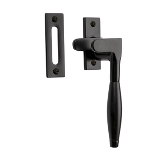 De Oude Deurklink Raamsluiting Klassiek ventilatiestand mat zwart rechts