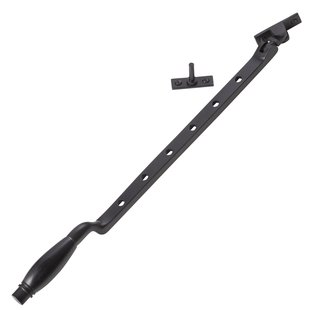 De Oude Deurklink Raamuitzetter Deco mat zwart