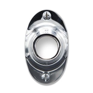 De Oude Deurklink Rozet - Ovaal nikkel