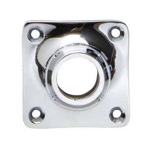 De Oude Deurklink Rozet - Vierkant glanzend Nikkel