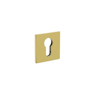 Olivari Cilinderrozet vierkant messing titaan PVD