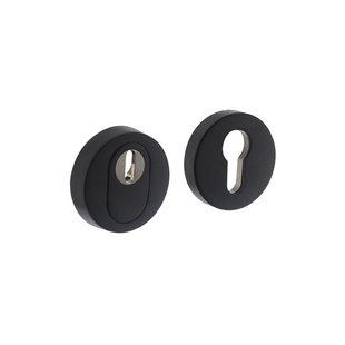 Intersteel RVS veiligheidsrozet SKG3 rond in zwart