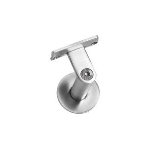 Intersteel Trapleuning houder zwaar met hol zadel geborsteld RVS Intersteel Trapleuning houder zwaar met hol zadel geborsteld RVS