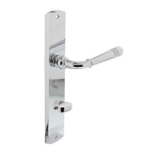 Intersteel Deurklink Helena op schild 235x45x8mm met WC63/8mm chroom