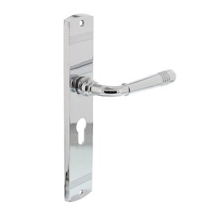 Intersteel Deurklink Helena op schild profielcilindergat 55mm chroom