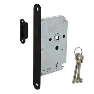 Intersteel Woningbouw magneet klavier dag- en nachtslot zwart 55mm