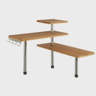 5five - keukenrek bamboe - met 4 haken