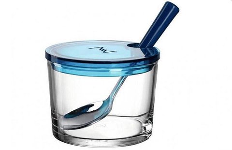 Montana Jampot Met Lepel Blauw