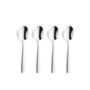 Amefa Moderno Koffielepels 4 Stuks