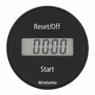 Brabantia Tasty+ kookwekker met magneet dark grey