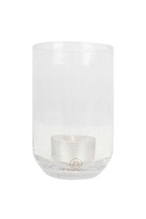 Zusss glazen waxinelichthouder met bubbeltjes Zusss glazen waxinelichthouder met bubbeltjes