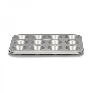 Patisse Mini-Muffinvorm Silvertop 12 vaks