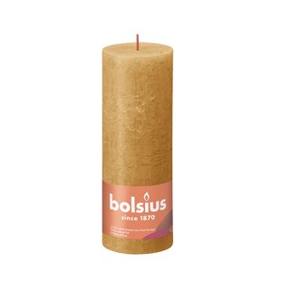 Bolsius Stompkaars Honey Rustiek 19x6.8cm