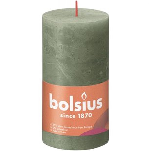 Bolsius Kaars 130X68mmOlijfgroen Bolsius Kaars 130X68mmOlijfgroen