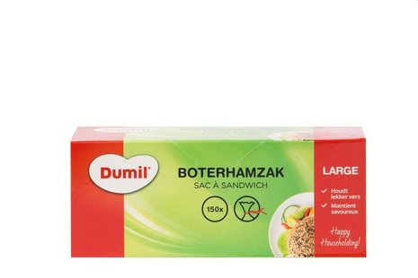 Boterhamzakjes L Dumil 150 stuks