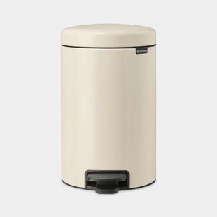 Brabantia pedaalemmer 12 liter soft beige