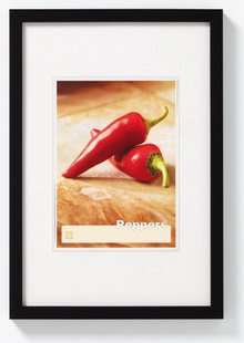 Walther Peppers houten fotolijst 15x20cm zwart