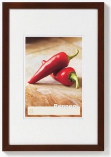 Walther Peppers houten fotolijst 10x15cm notenboom