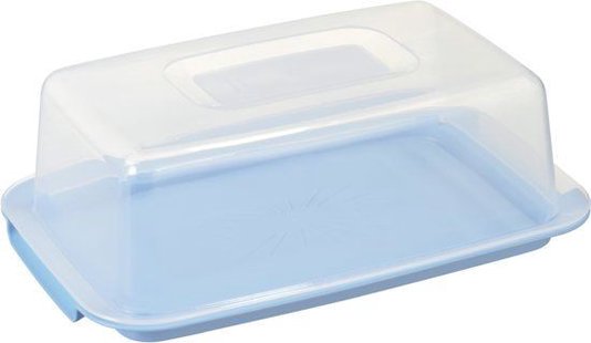Sunware cakedoos transparant blauw