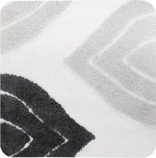 Bidetmat Grijs Paris 60X60cm