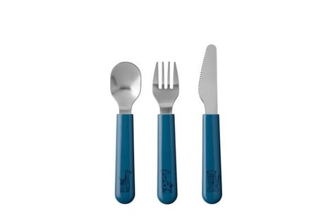 Mepal Kinderbestekset Mio 3 Delig - Deep Blue