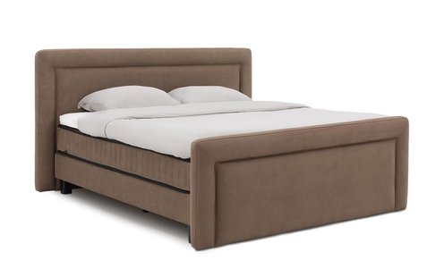 Goossens Excellent Boxspring Nomade Sahara stepping incl. voetbord