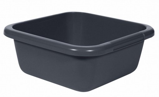 Curver afwasteil 6 liter vierkant antraciet