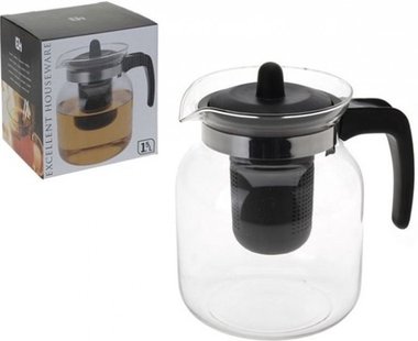 Theepot Met Thee Infuser 1.5 Liter Glas