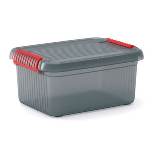 Kis k latch s opbergbox met deksel 14 liter transparant