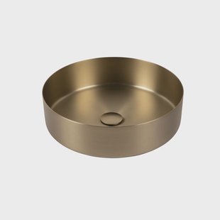 Waskom BWS Industrial 40 cm met PVD Coating Geborsteld Messing