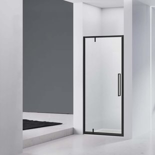 Nisdeur Van Rijn ST04 Helder Glas 6 mm incl. Glasbehandeling Omkeerbaar 6 mm 90x200 cm Mat Zwart