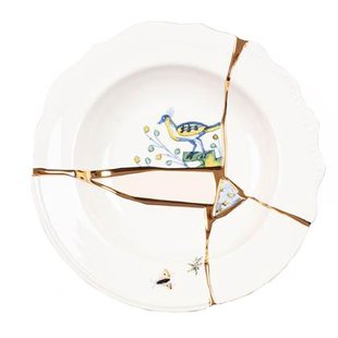 Kintsugi diep bord n1
