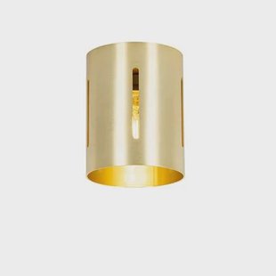 QAZQA Design plafondlamp goud met lichteffect - Yana